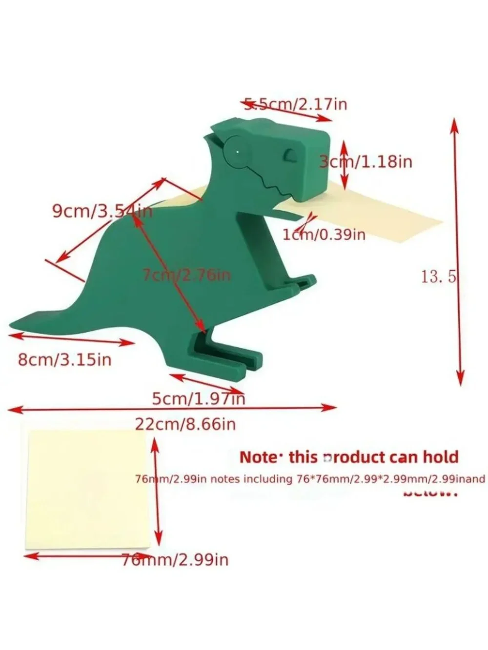 N/A dinosaur shaped